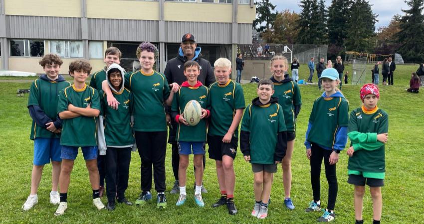 Touch Rugby Team in Action!